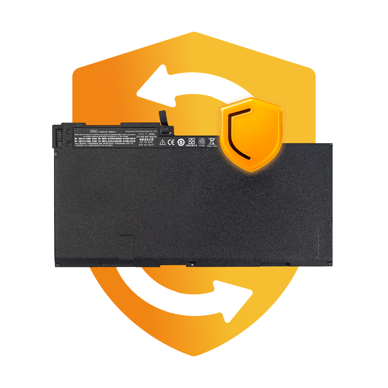 Bateria CM03XL do HP 740 745 750 755 845 850 G1 G2 ZBook 14 15u 11.1V 50 Wh