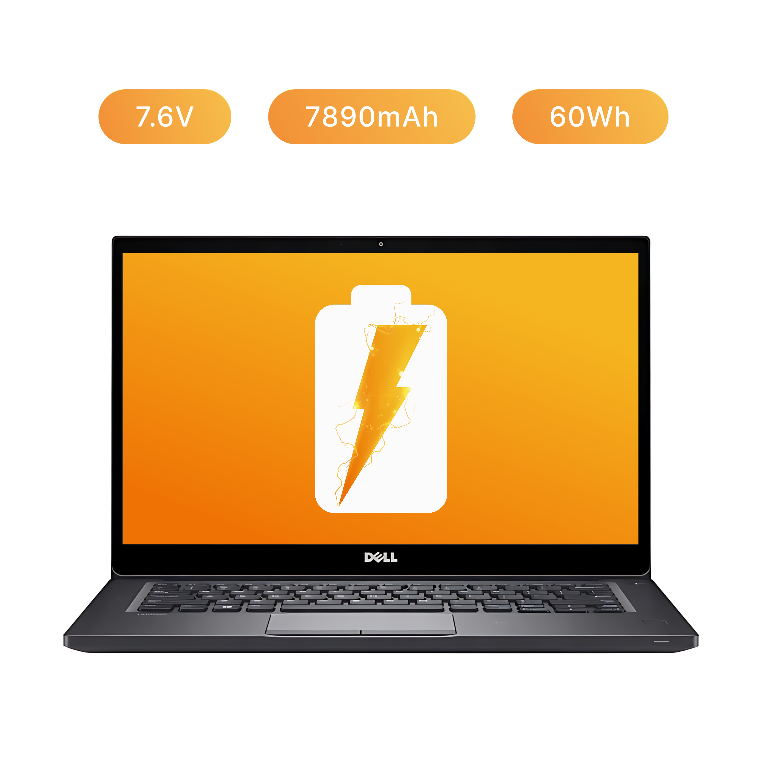 Bateria F3YGT do Dell Latitude 7280 7380 7480 7290 7390 7490 60 Wh 7,6 V
