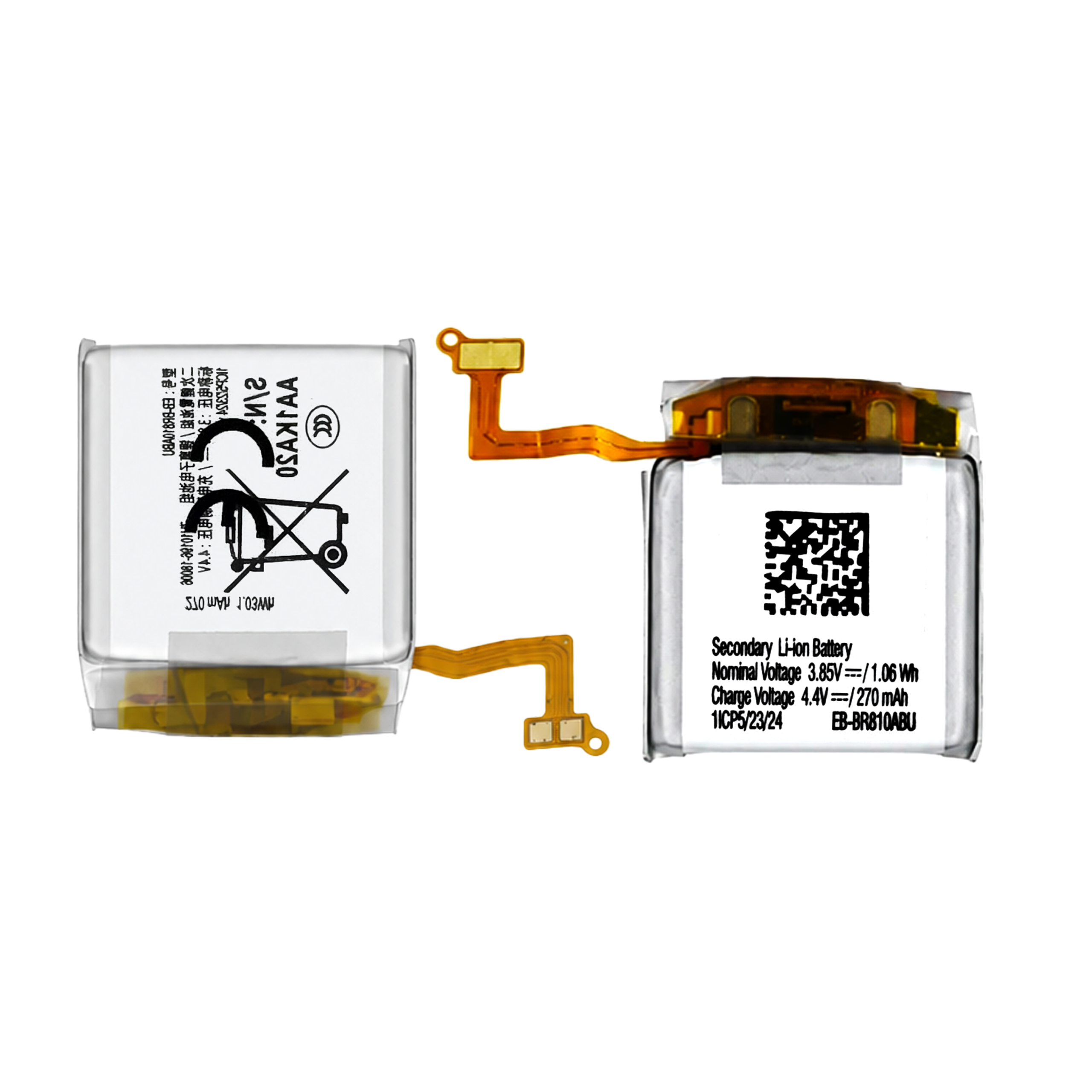 Bateria EB-BR810ABU do Samsung Galaxy Watch 42mm SM-R810 SM-R815 270 mAh