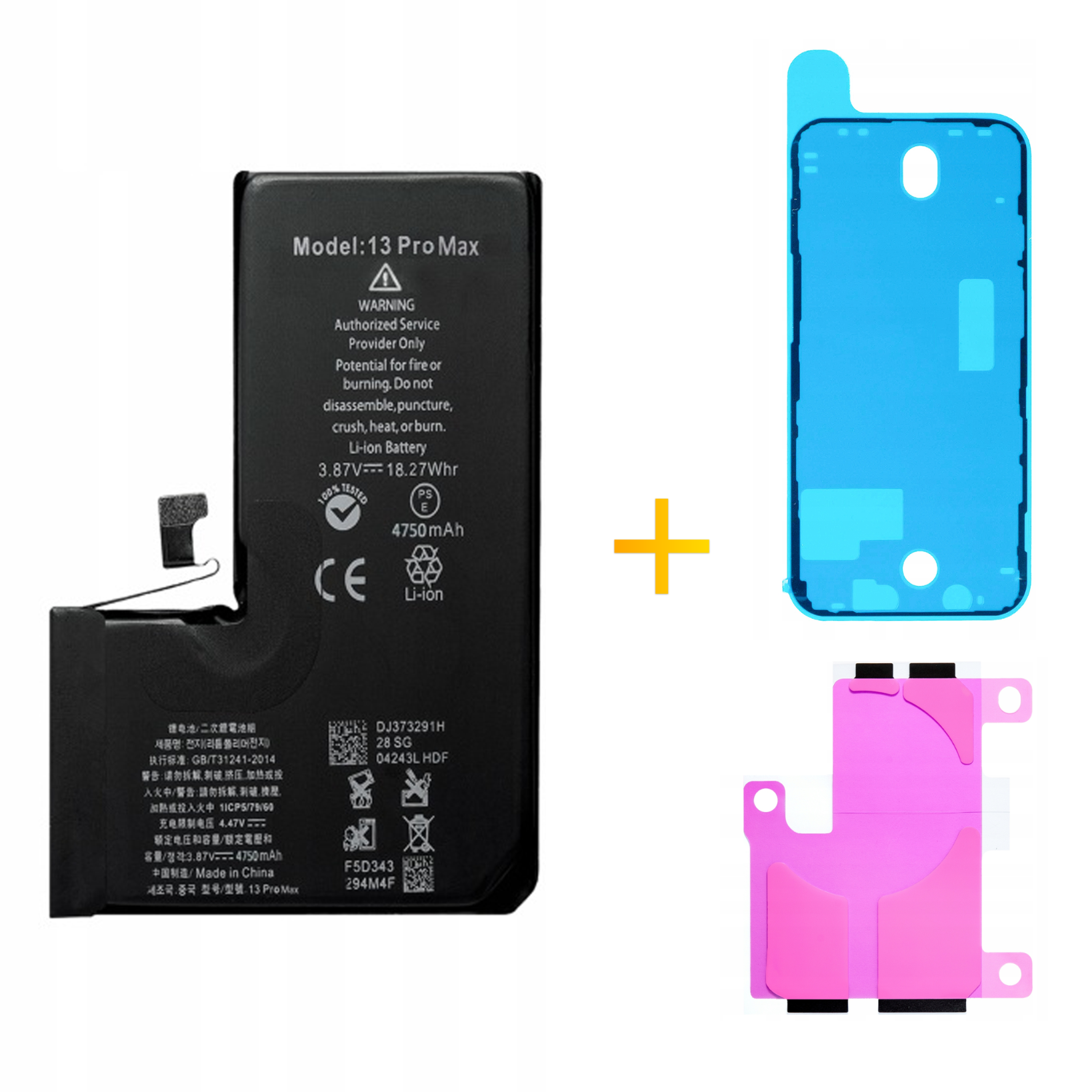 Bateria + Uszczelka do iPhone 13 Pro Max Większa Pojemność 4750 mAh Nowa
